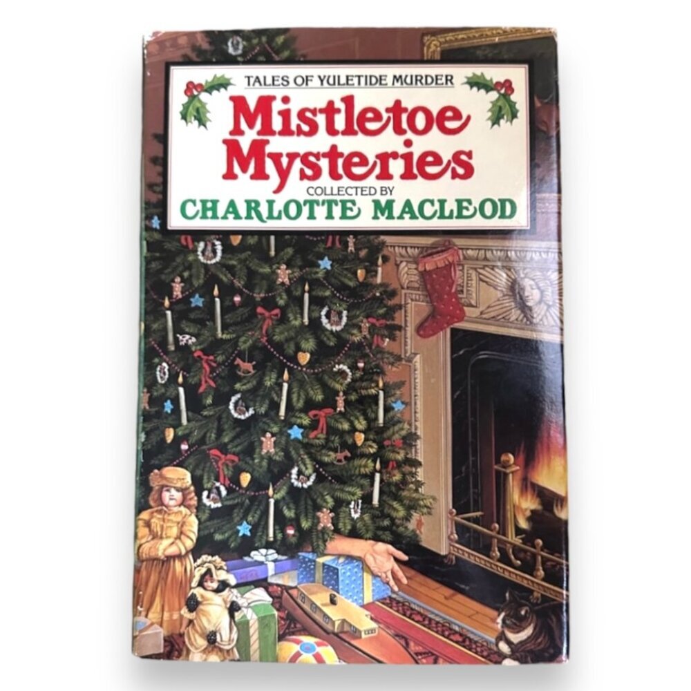 Mistletoe Mysteries: Tales of Yuletide Murder Charlotte MacLoed Large Print Vtg